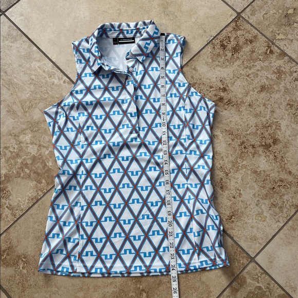 J. Lindeberg Geometric Pattern Sleeveless Top and Skirt M - Picture 11 of 13